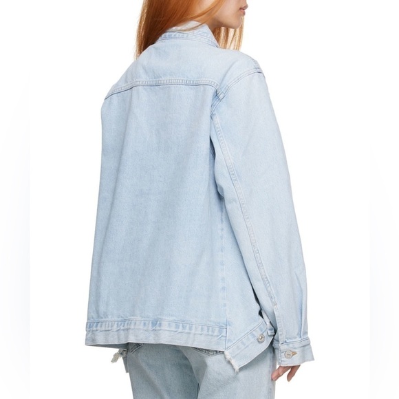 Citizens of Humanity Georgina Denim Jacket In Vidia light blue size XS NWT - Picture 4 of 8